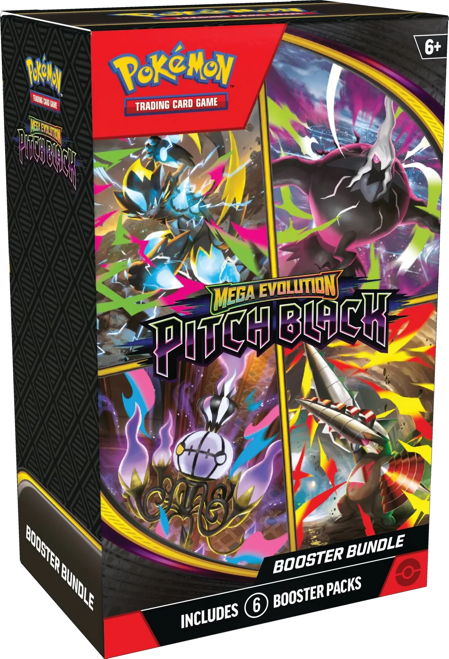 Précommande Pokémon Méga-Évolution Nuit Noire (Pitch Black) ME5 - Booster Bundle 6 Boosters FR/EN | Sortie 17.07.2026