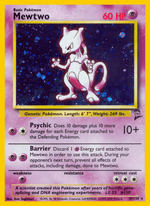 Mewtwo 10/130 Pokémon Base Set 2 (B2)