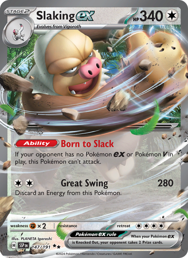 Monaflèmit-ex 147/252 — Pokémon Étincelles Déferlantes (EV08)