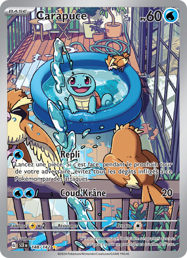 Carapuce - Squirtle - Couronne Stellaire 148