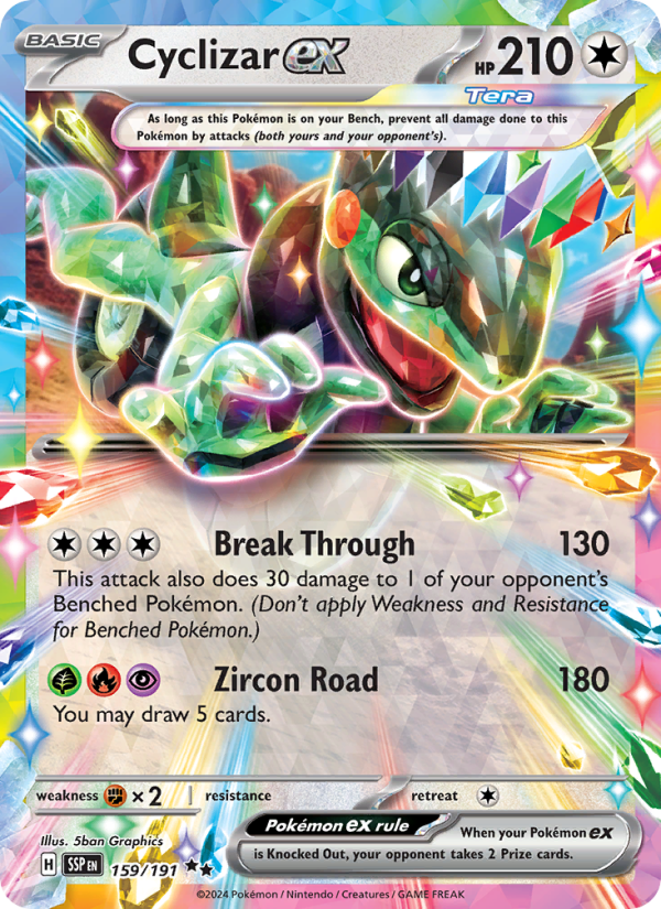Motorizard-ex 159/252 — Pokémon Étincelles Déferlantes (EV08)
