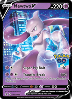 Mewtwo V SWSH223/PROMO — Pokémon Promo Épée et Bouclier (SWSHP)