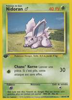 Nidoran ♂ 55/102 Pokémon Set de Base (BS)