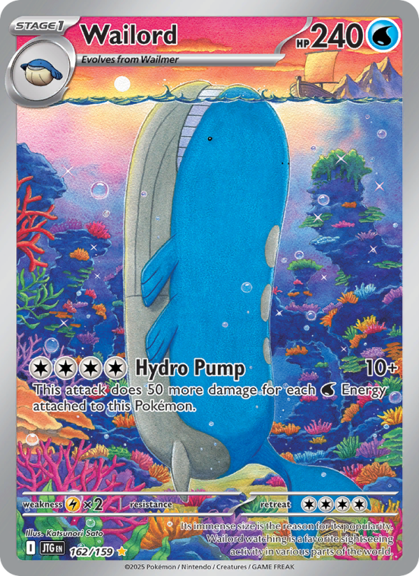 Wailord 162/190 — Pokémon Aventures Ensemble (EV09)