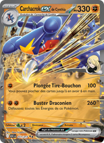 Carchacrock-ex de Cynthia - Cynthia's Garchomp ex - Héros Transcendants 111