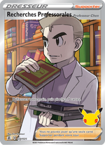 Recherches Professorales (Professeur Chen) 24/50 Pokémon Célébrations