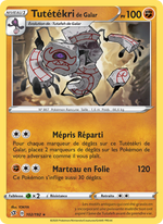 Tutétékri de Galar 102/209 Pokémon Clash des Rebelles