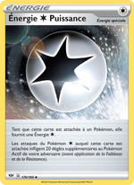 Énergie Colorless Puissance 176/201 Pokémon Ténèbres Embrasées