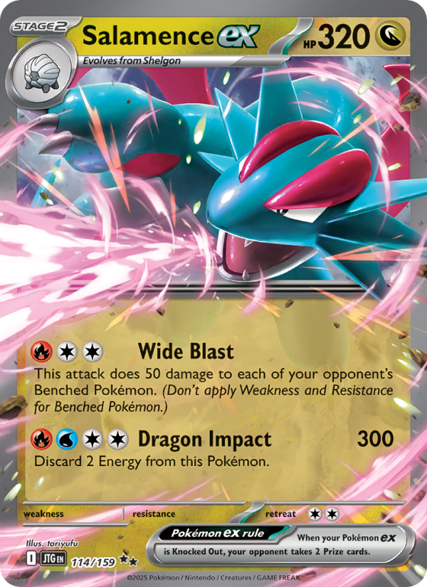 Drattak-ex 114/190 — Pokémon Aventures Ensemble (EV09)