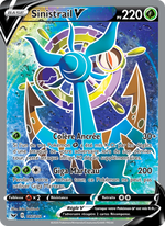 Sinistrail V 187/216 Pokémon Épée et Bouclier