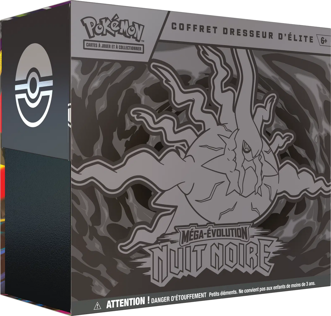 Précommande Pitch Black / Nuit Noire ME5 en Suisse : ETB, Display, Bundle ou Tripack ? Le guide d'achat Swiss Pokeshop