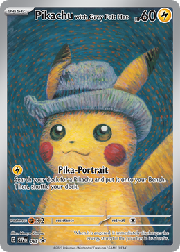Pikachu with Grey Felt Hat 085/PROMO — Pokémon Promo Écarlate et Violet (SVP)