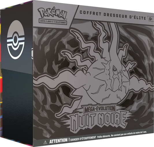 Précommande Pokémon Nuit Noire (Pitch Black) ME5 - Elite Trainer Box ETB Méga-Darkrai FR/EN | Sortie 17.07.2026
