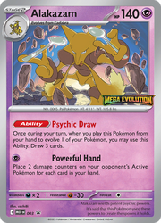Alakazam 003/PROMO — Pokémon Promo Méga Évolution (MEP)