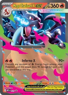 Méga-Dracaufeu X-ex 029/PROMO — Pokémon Promo Méga Évolution (MEP)
