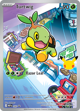 Tortipouss 040/PROMO — Pokémon Promo Méga Évolution (MEP)
