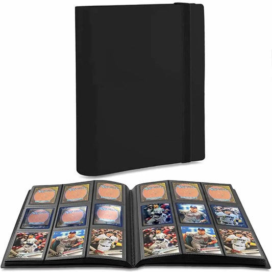 Classeur Album 160/360 Cartes - Binder 4 ou 9 Pochettes pour Pokémon, Yu-Gi-Oh, Baseball