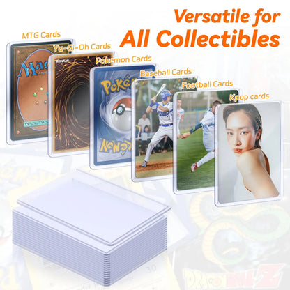Sleeves Transparentes pour Cartes Pokémon, Football & TCG - Pack 50 à 600 Protège-Cartes