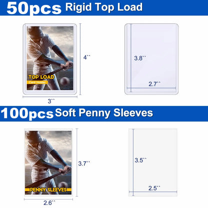 Sleeves Transparentes pour Cartes Pokémon, Football & TCG - Pack 50 à 600 Protège-Cartes