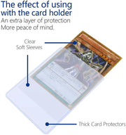 Sleeves Transparentes pour Cartes Pokémon, Football & TCG - Pack 50 à 600 Protège-Cartes