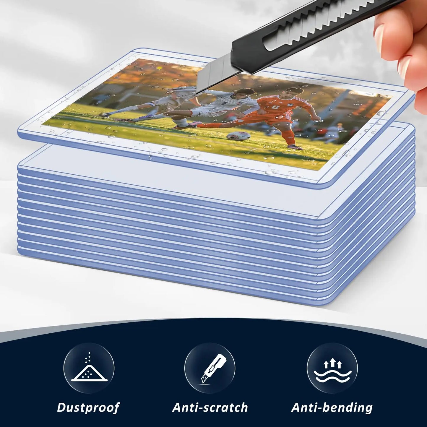 Sleeves Transparentes pour Cartes Pokémon, Football & TCG - Pack 50 à 600 Protège-Cartes