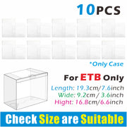 Protections PET Transparentes pour Elite Trainer Box Pokémon - Pack 5 ou 10 Étuis 0,45mm