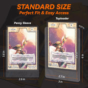 Sleeves Transparentes pour Cartes Pokémon, Football & TCG - Pack 50 à 600 Protège-Cartes