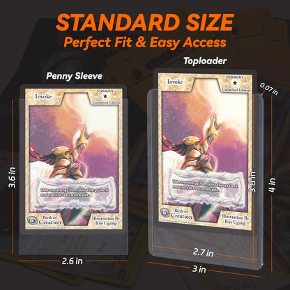 Sleeves Transparentes pour Cartes Pokémon, Football & TCG - Pack 50 à 600 Protège-Cartes