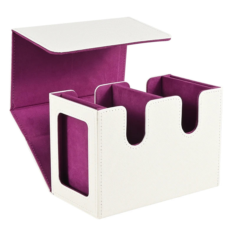 Deck Box Double avec Display Commander - Boîte de Rangement 140+ Cartes pour TCG, Magic, Pokémon