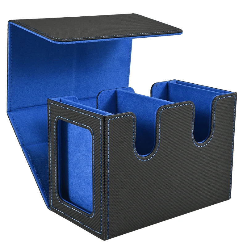 Deck Box Double avec Display Commander - Boîte de Rangement 140+ Cartes pour TCG, Magic, Pokémon