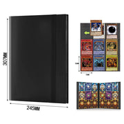 Classeur Album 160/360 Cartes - Binder 4 ou 9 Pochettes pour Pokémon, Yu-Gi-Oh, Baseball