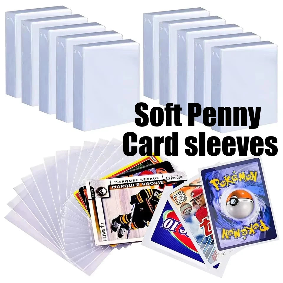Sleeves Transparentes pour Cartes Pokémon, Football & TCG - Pack 50 à 600 Protège-Cartes