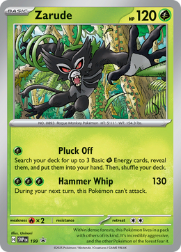 Zarude 199/PROMO — Pokémon Promo Écarlate et Violet (SVP)