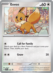 Évoli 200/PROMO — Pokémon Promo Écarlate et Violet (SVP)