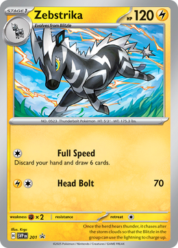 Zéblitz 201/PROMO — Pokémon Promo Écarlate et Violet (SVP)