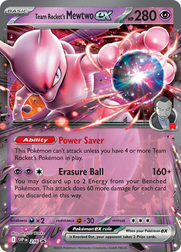 Mewtwo-ex de la Team Rocket 216/PROMO — Pokémon Promo Écarlate et Violet (SVP)