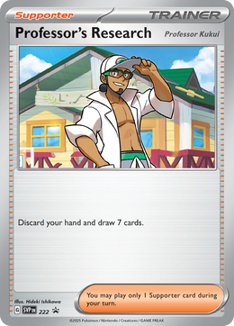 Recherches Professorales 222/PROMO — Pokémon Promo Écarlate et Violet (SVP)