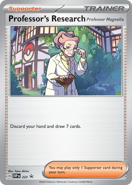 Recherches Professorales 223/PROMO — Pokémon Promo Écarlate et Violet (SVP)