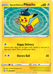 Special Delivery Pikachu SWSH074/PROMO — Pokémon Promo Épée et Bouclier (SWSHP)
