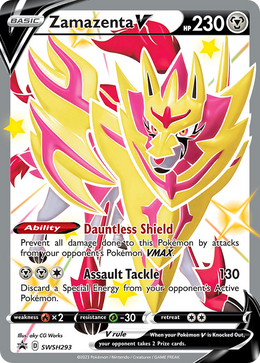 Zamazenta V SWSH293/PROMO — Pokémon Promo Épée et Bouclier (SWSHP)