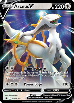 Arceus V SWSH306/PROMO — Pokémon Promo Épée et Bouclier (SWSHP)