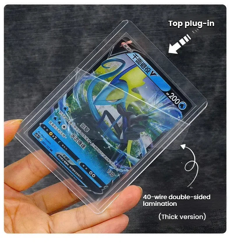 Sleeves Transparentes pour Cartes Pokémon, Football & TCG - Pack 50 à 600 Protège-Cartes