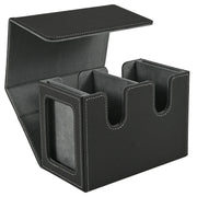 Deck Box Double avec Display Commander - Boîte de Rangement 140+ Cartes pour TCG, Magic, Pokémon
