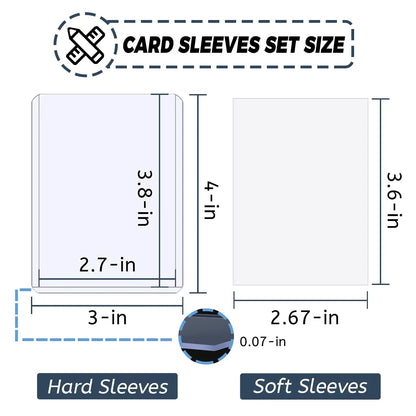 Sleeves Transparentes pour Cartes Pokémon, Football & TCG - Pack 50 à 600 Protège-Cartes