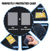 Sleeves Transparentes pour Cartes Pokémon, Football & TCG - Pack 50 à 600 Protège-Cartes