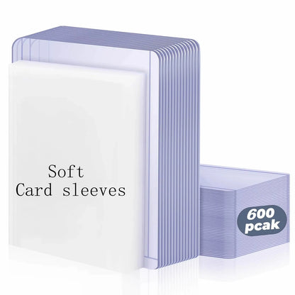 Sleeves Transparentes pour Cartes Pokémon, Football & TCG - Pack 50 à 600 Protège-Cartes