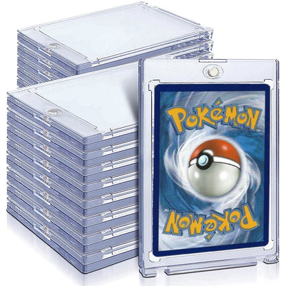 Support Magnétique 35PT pour Cartes à Collectionner - Protège-Cartes Rigide Pokémon, Yu-Gi-Oh, Baseball