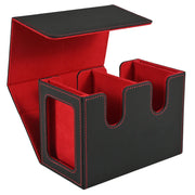 Deck Box Double avec Display Commander - Boîte de Rangement 140+ Cartes pour TCG, Magic, Pokémon