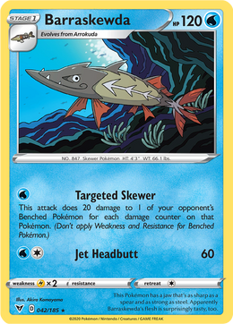 Hastacuda 42/203 Pokémon Voltage Éclatant
