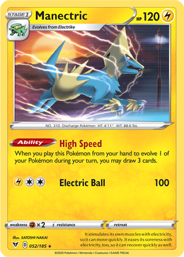 Élecsprint 52/203 Pokémon Voltage Éclatant